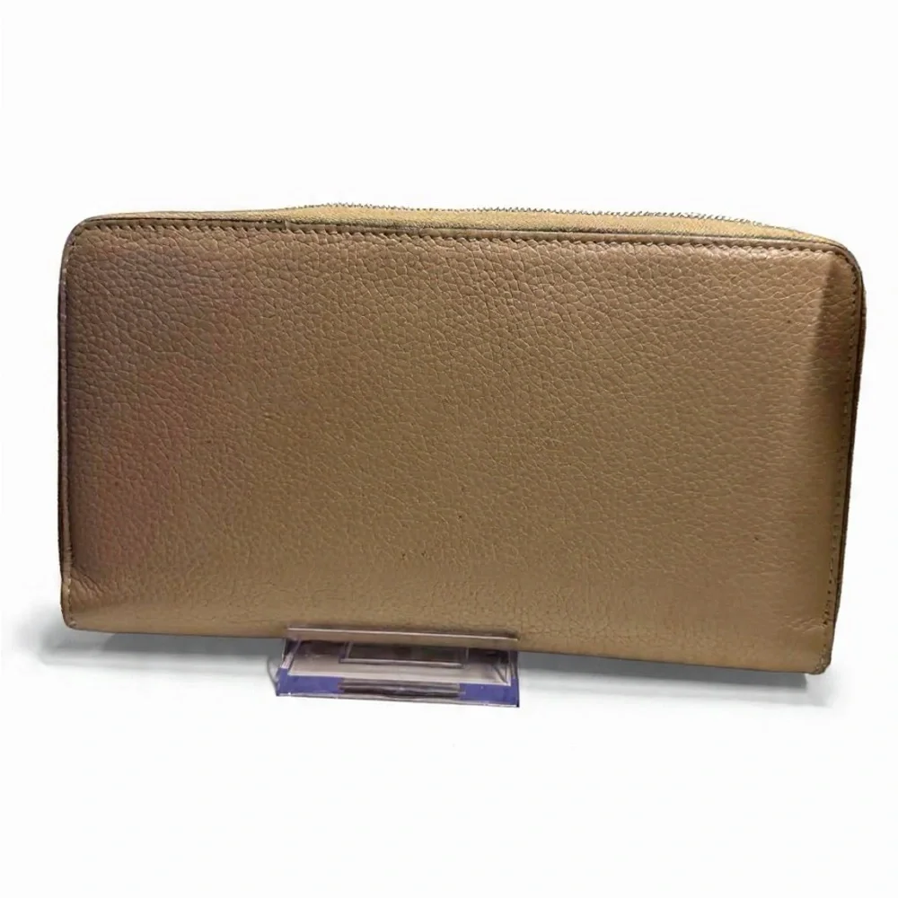 Celine Paris Beige Zip Wallet - Picture 3 of 8